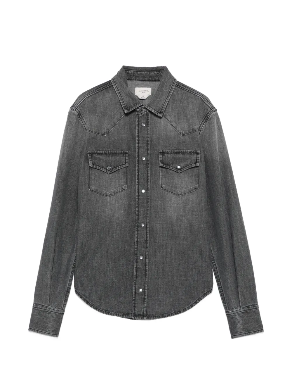 Jacob Cohën western-style denim shirt Grijs