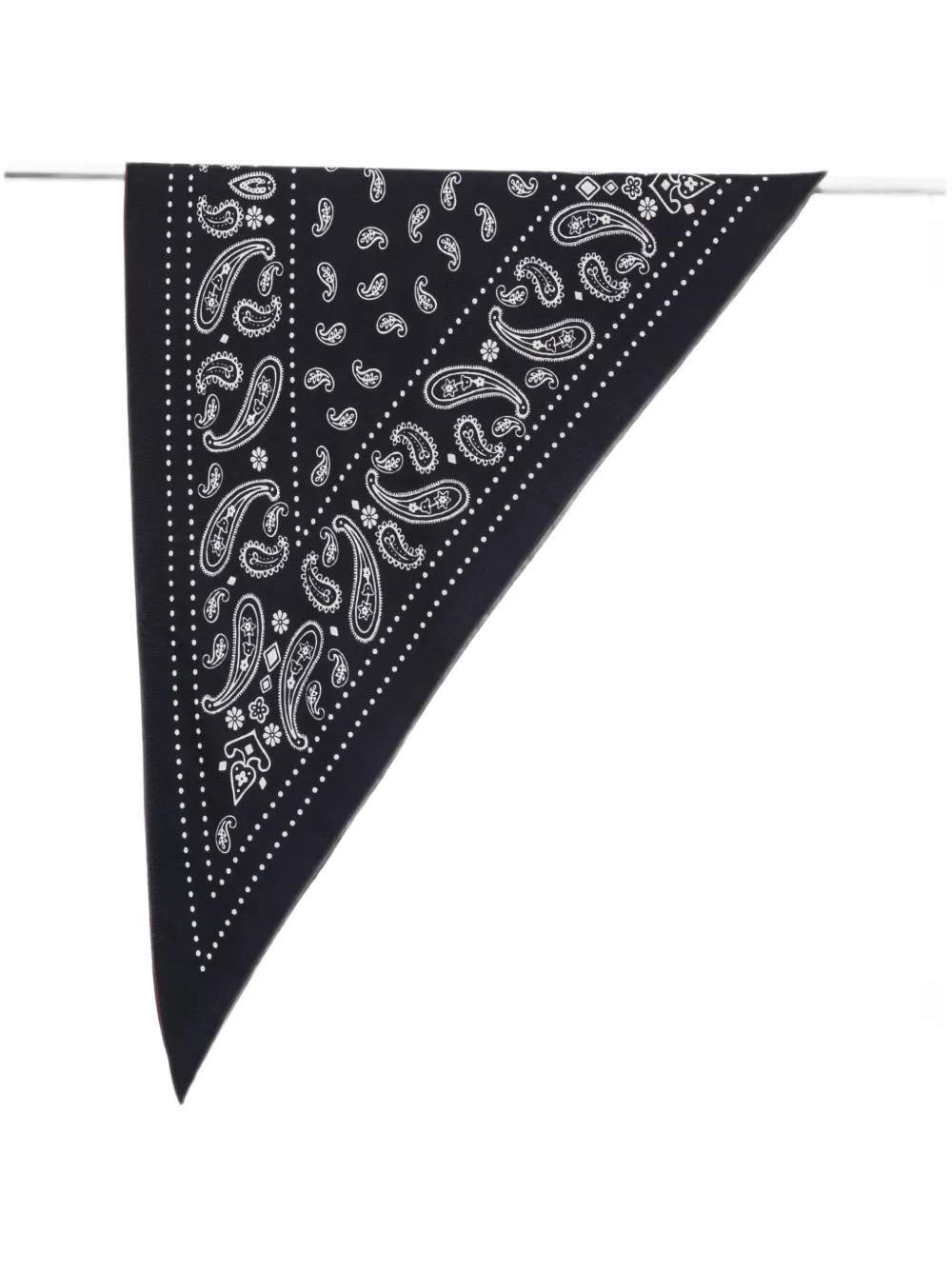Destin paisley-print bandana scarf - Blau