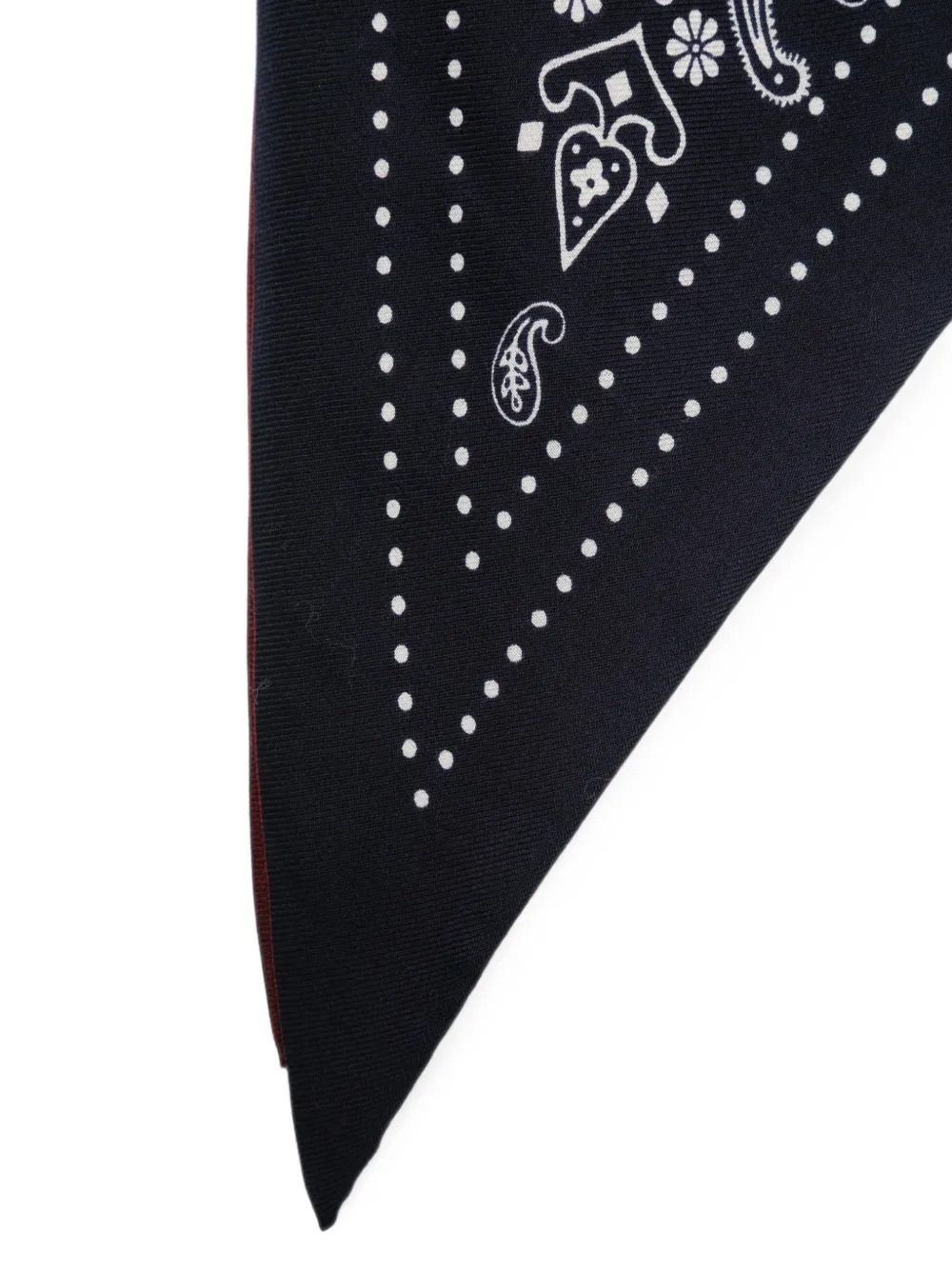 Destin Bandana met paisley-print Blauw