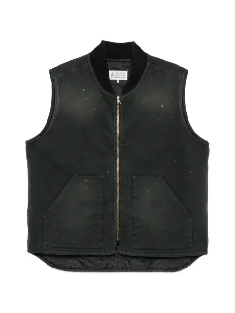 Maison Margiela paint-splatter gilet