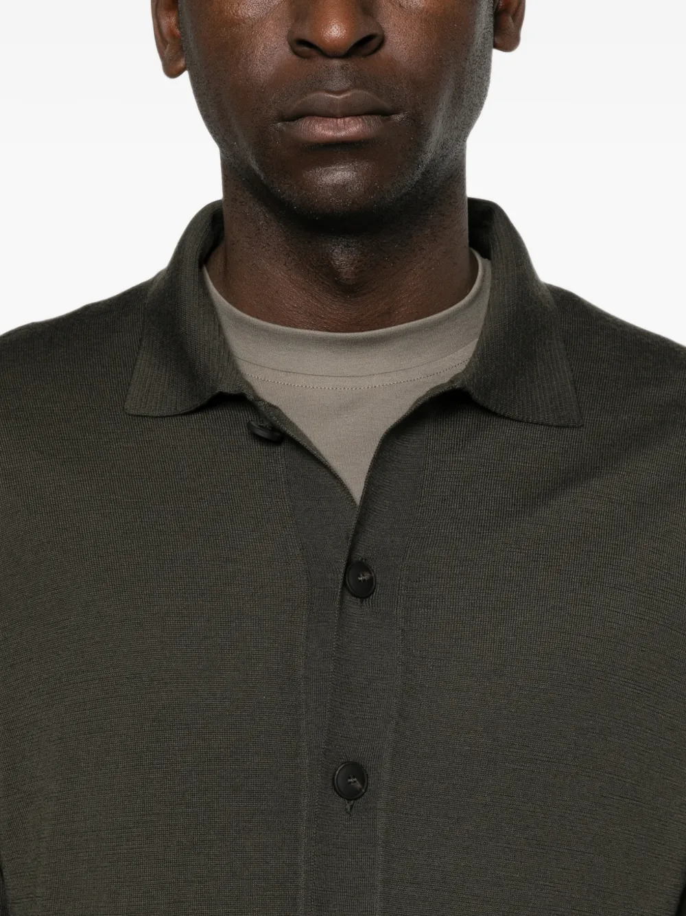 Gran Sasso Button-up vest Grijs