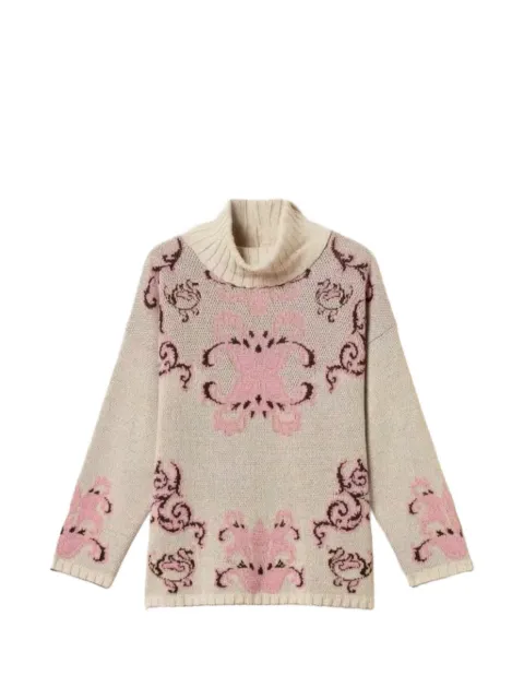 TWINSET pull à motif en jacquard