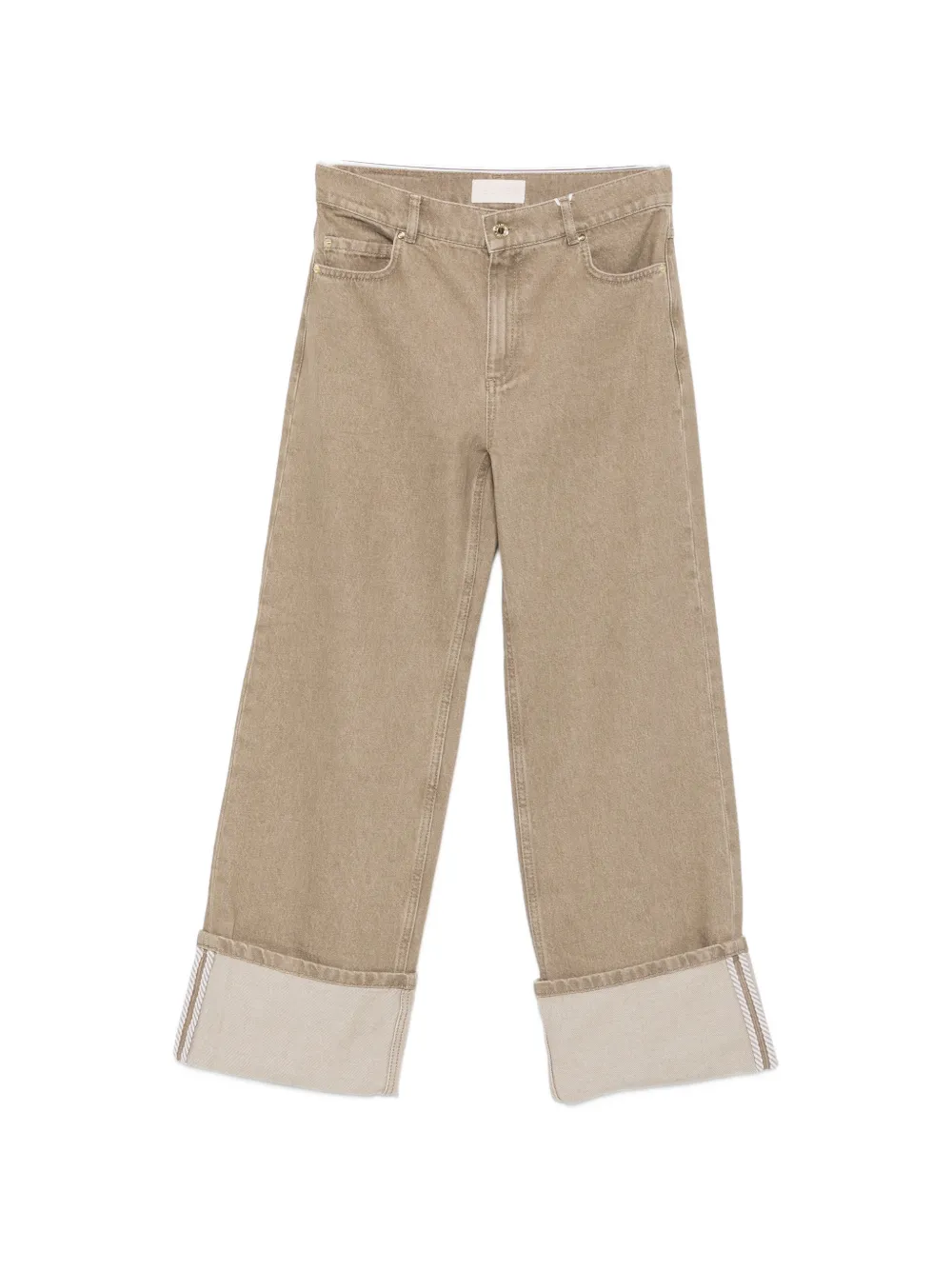 I BLUES turn-up cuff jeans - Nude