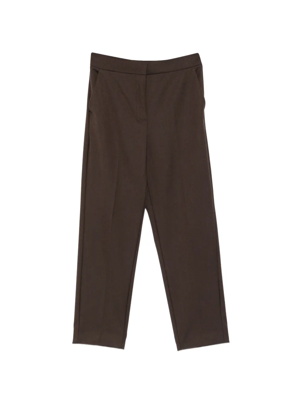 I BLUES elasticated-waistband cropped trousers
