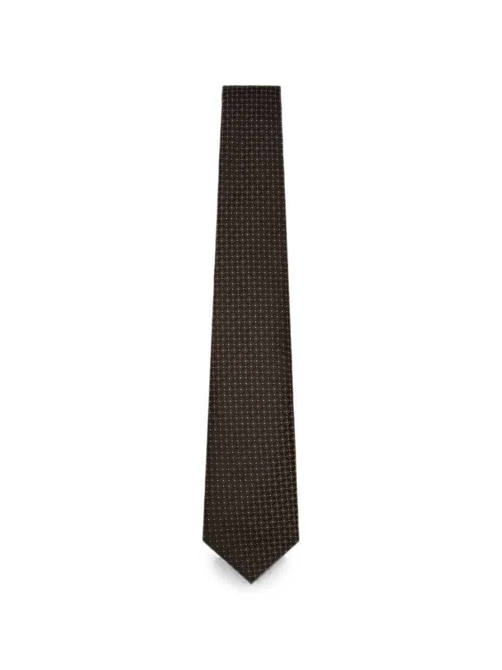 Canali geometric-pattern tie | Brown | Image 1