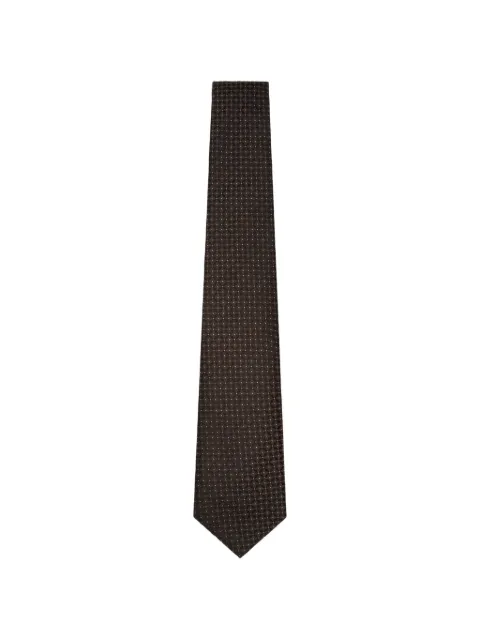 Canali geometric-pattern tie