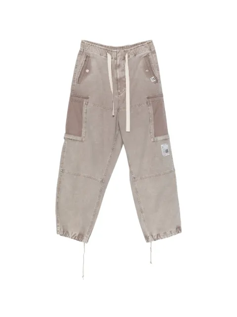 Maison MIHARA YASUHIRO drawstring-waist panelled cargo pants