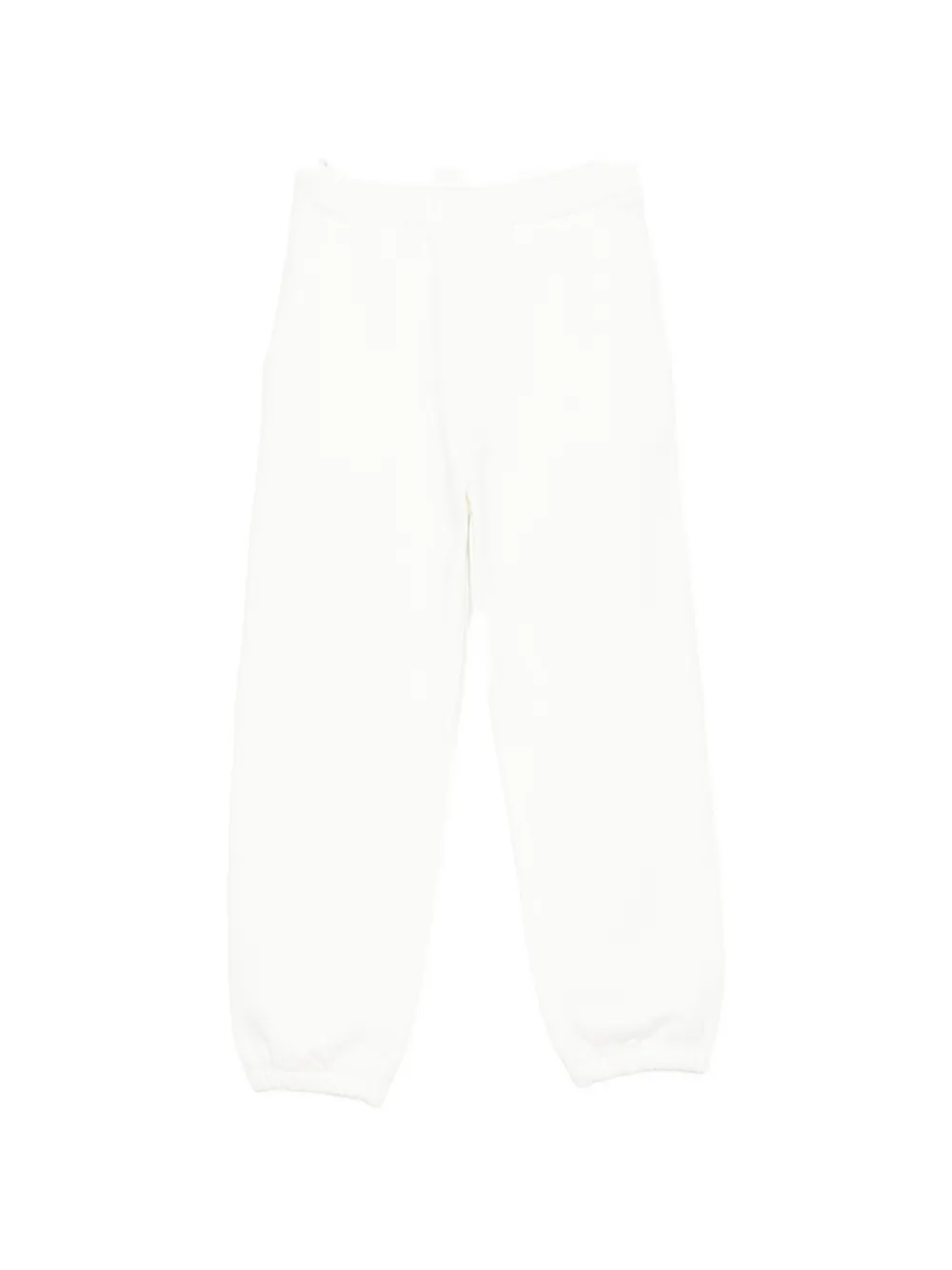 Douuod Kids logo-patch track pants - Bianco