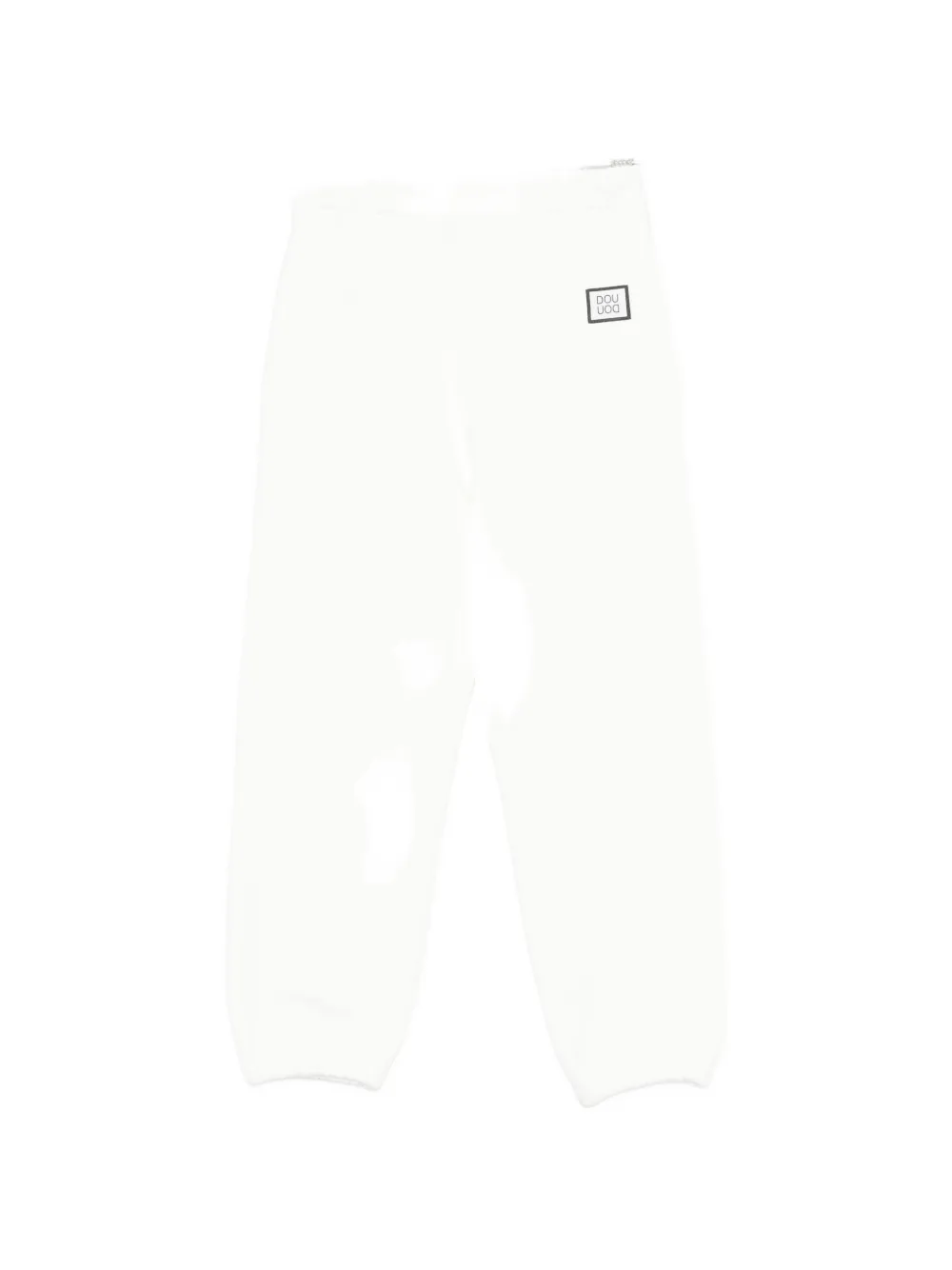 Douuod Kids Trainingsbroek met logopatch Wit