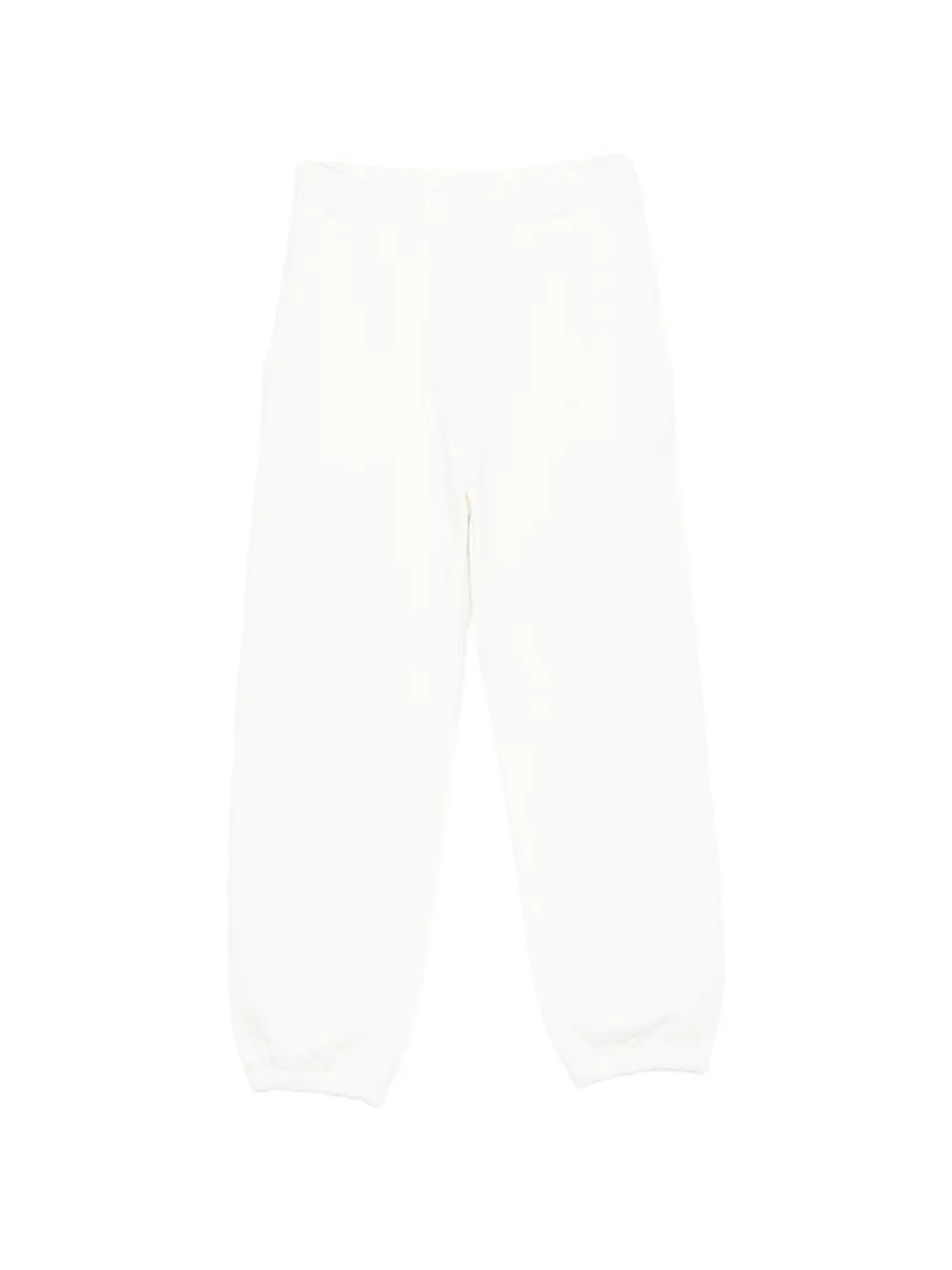 Douuod Kids logo-patch track pants - Bianco