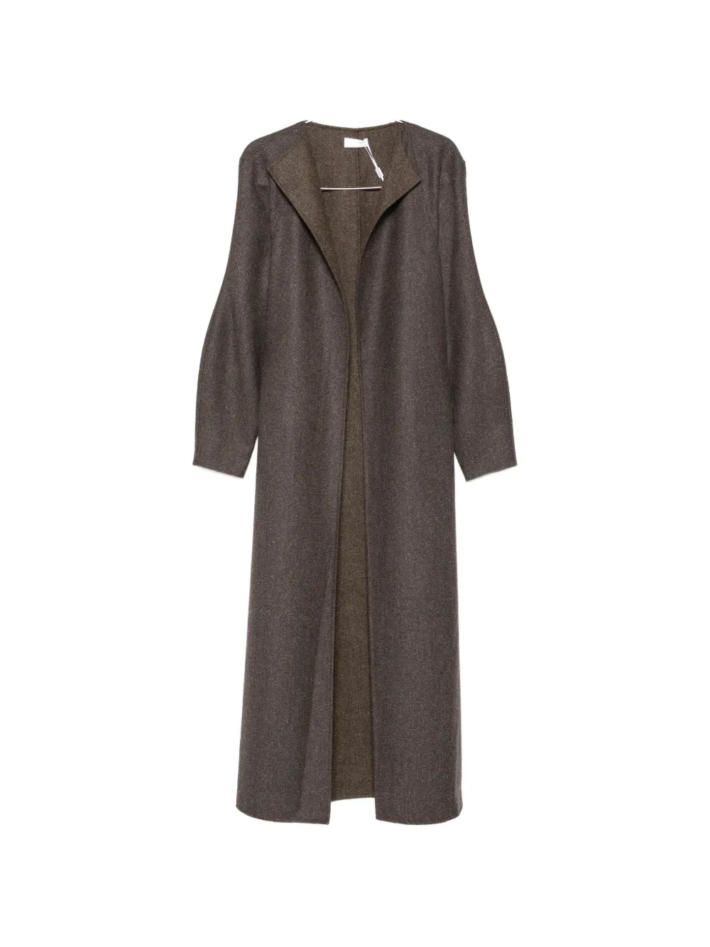 RUOHAN Perim notched-lapels open-front coat - Braun