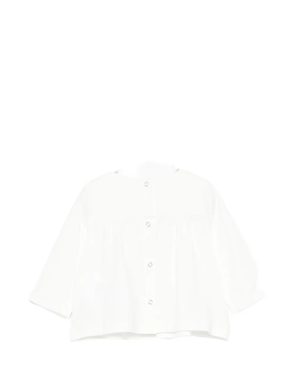 Douuod Kids T-shirt met ruches Wit