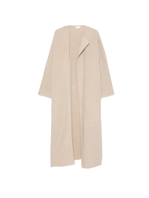 RUOHAN Raas collarless open-front coat