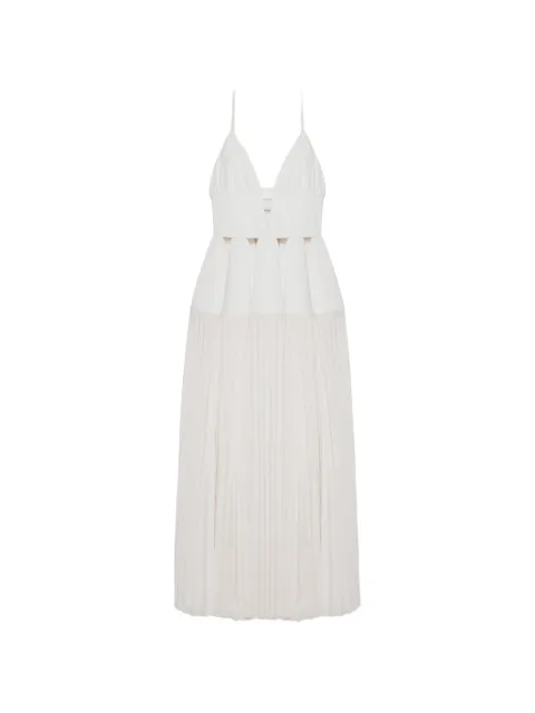 SIMKHAI  Selene pleated maxi gown