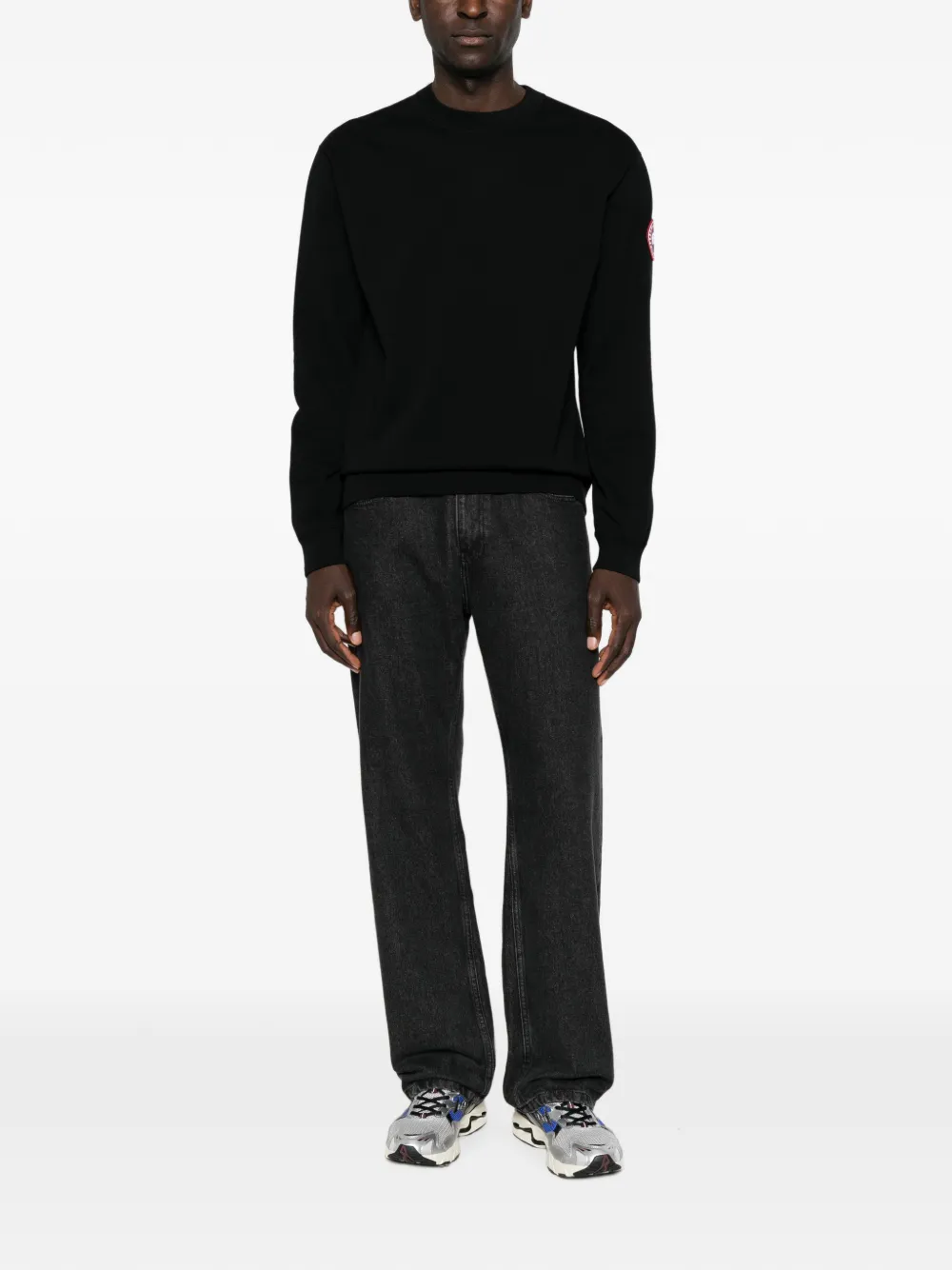 Canada Goose Loon trui met logopatch Zwart