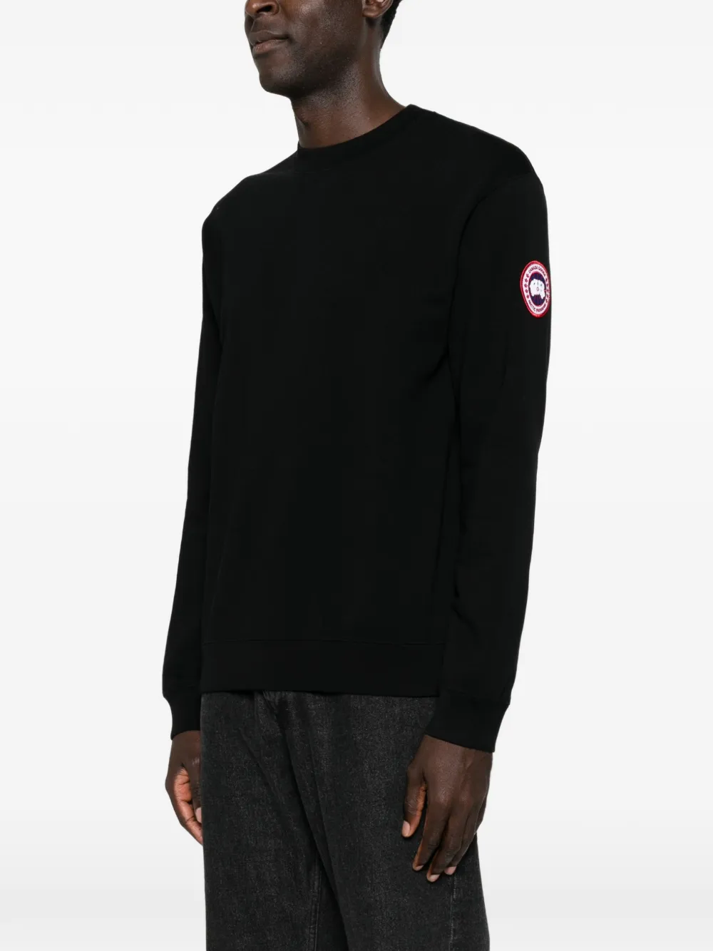 Canada Goose Loon trui met logopatch Zwart