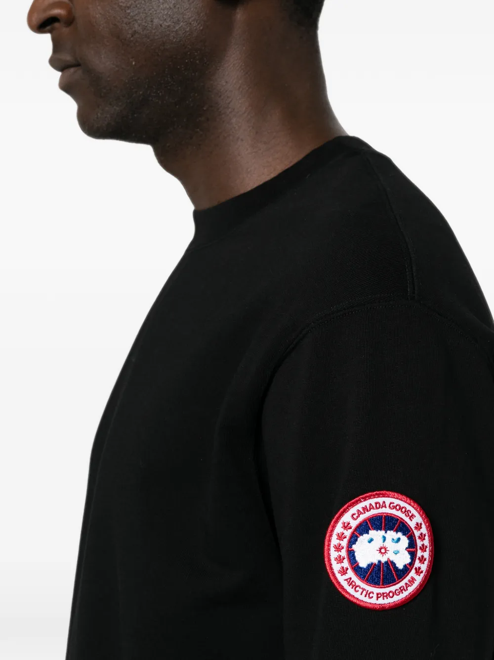 Canada Goose Loon trui met logopatch Zwart