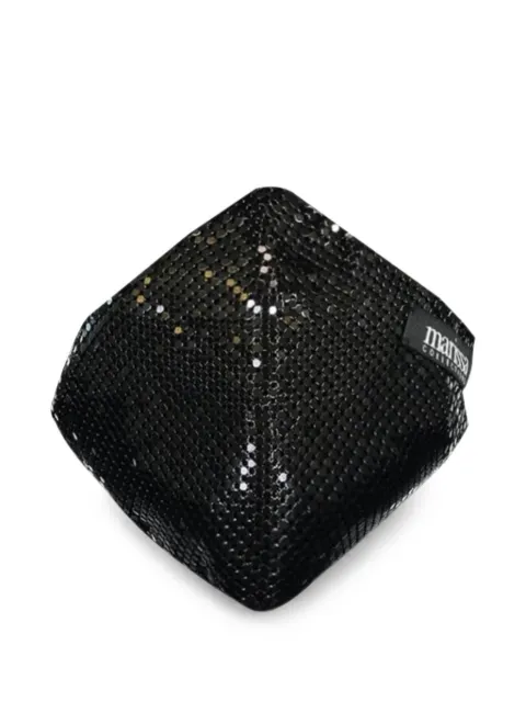 WEAT sequin-embellished mesh face mask