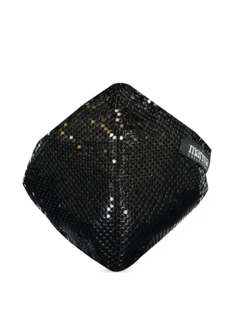 WEAT sequin-embellished mesh face mask