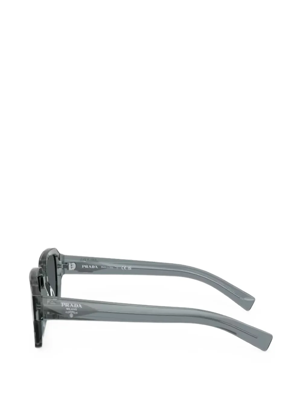 Prada Eyewear Zonnebril met vierkant montuur Grijs