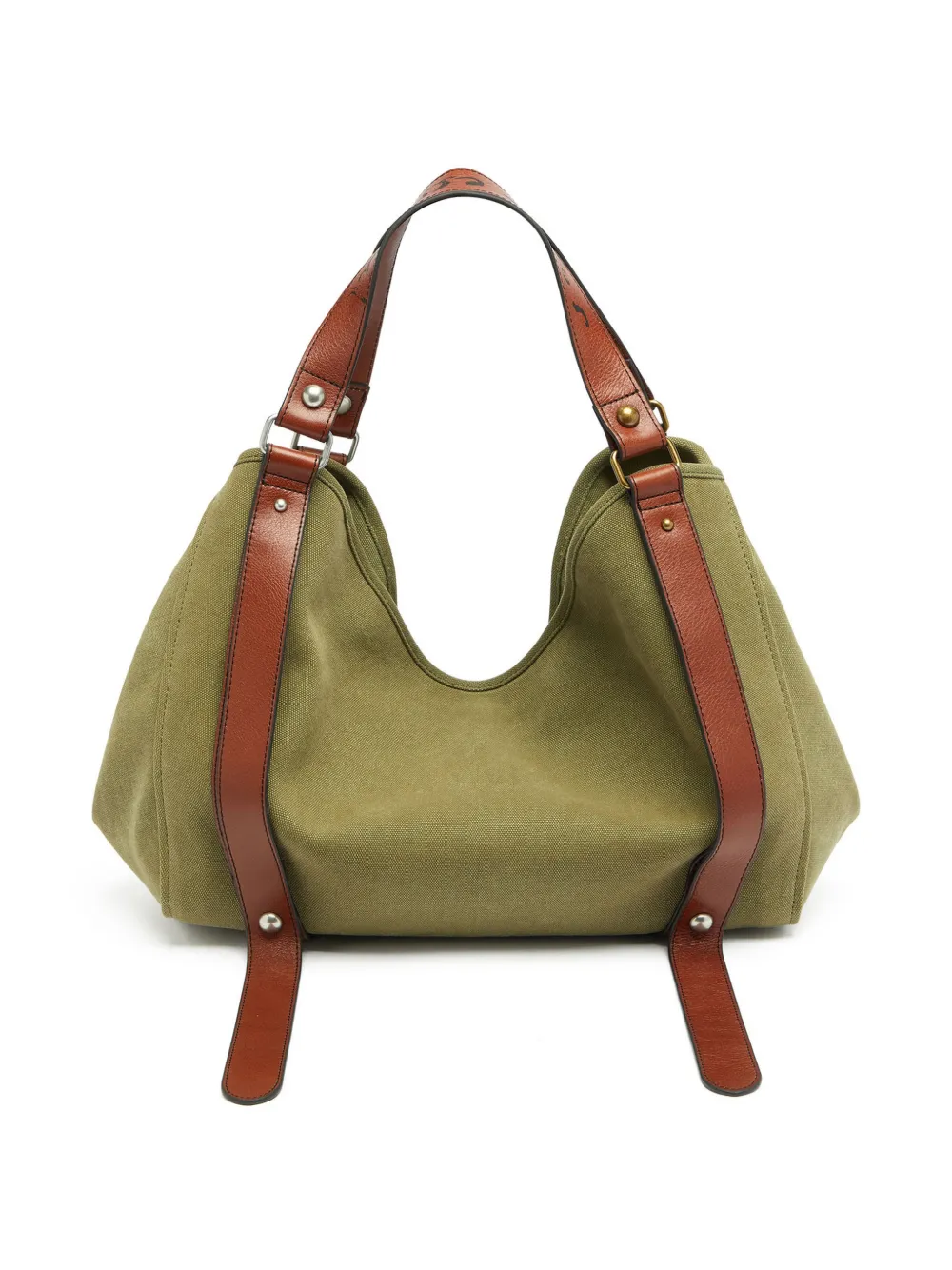 Diesel D-One-Medium gerafelde canvas tas met handvat Groen