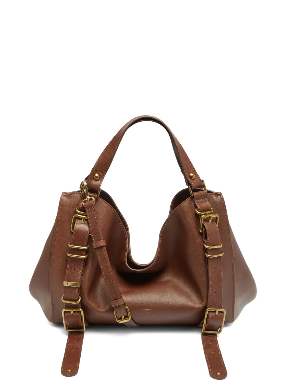 Diesel D-One-Medium top-handle bag in treated-leather · OS
