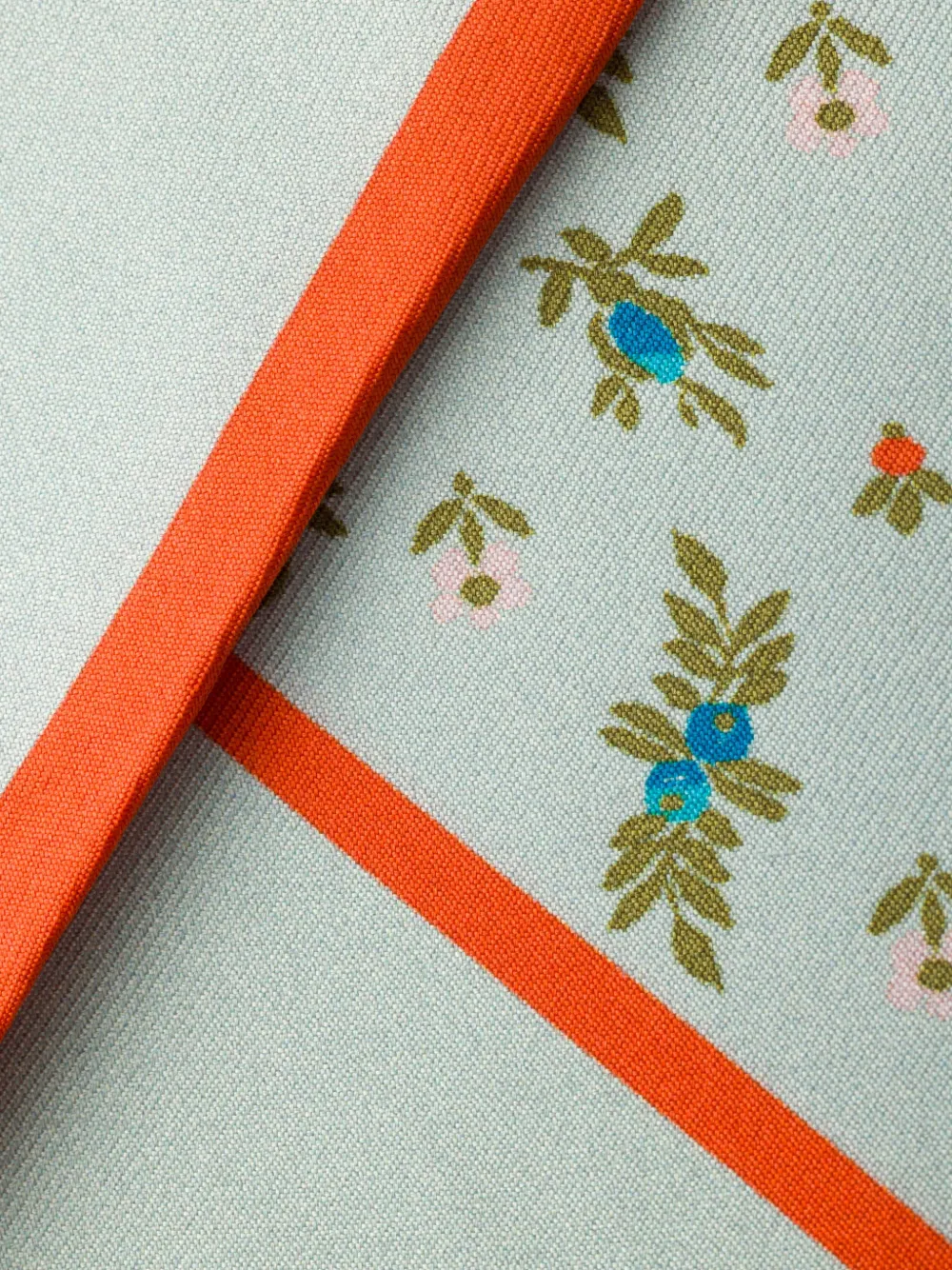Prada Zijden twill sjaal met print Groen
