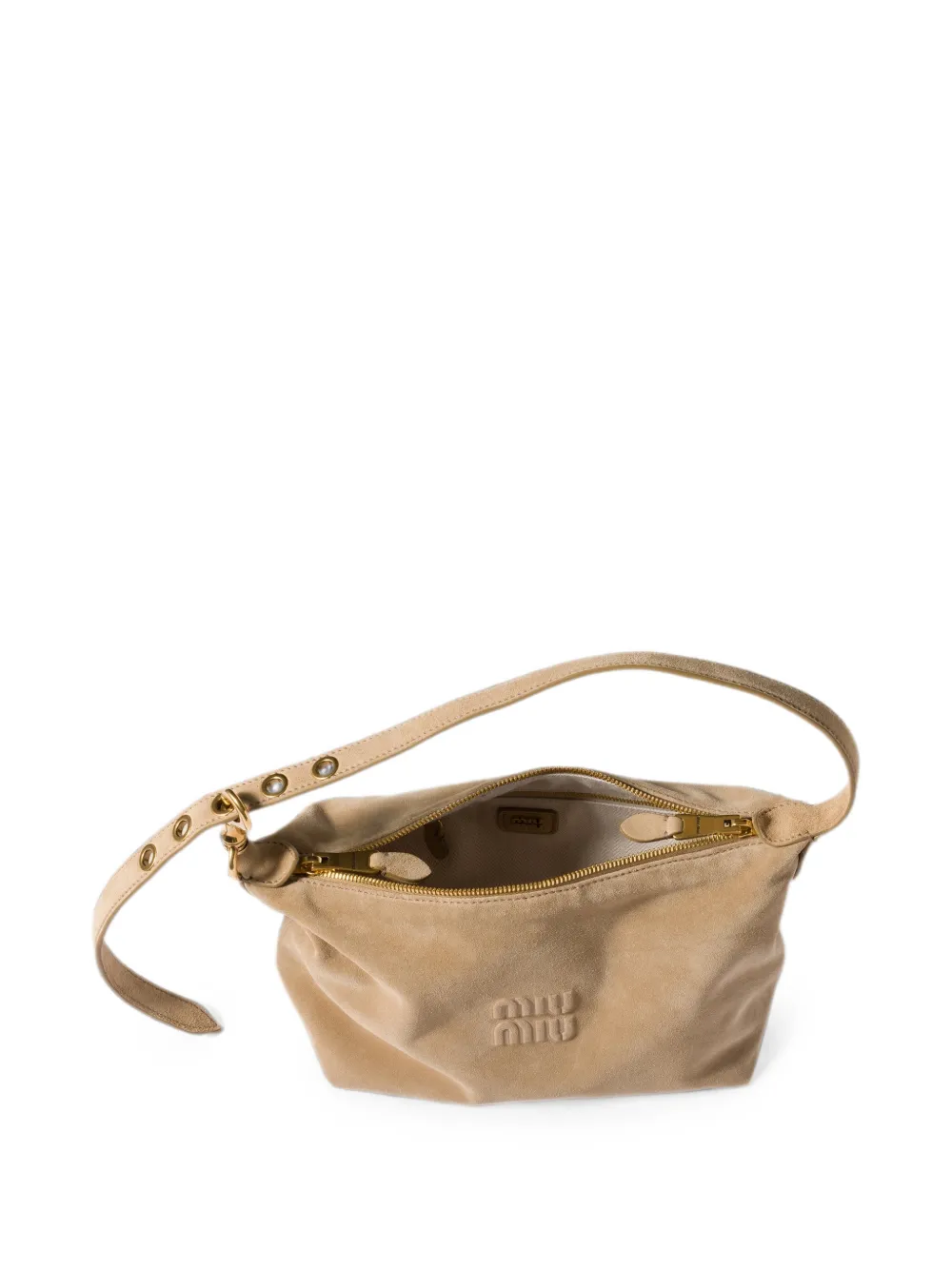 Miu Spirit suède tas Beige