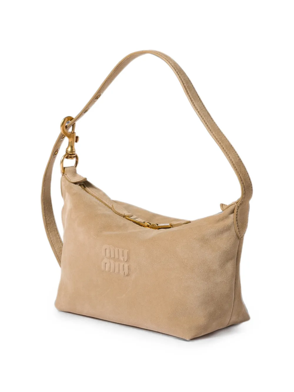 Miu Spirit suède tas Beige