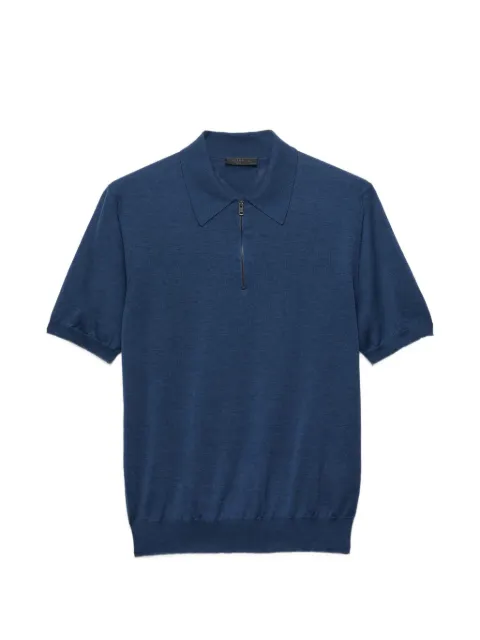 Prada Poloshirt aus Seide und Baumwolle