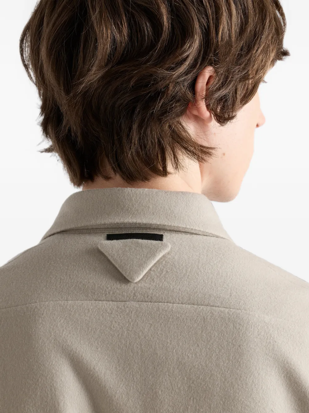 Prada Kasjmier overhemd Beige