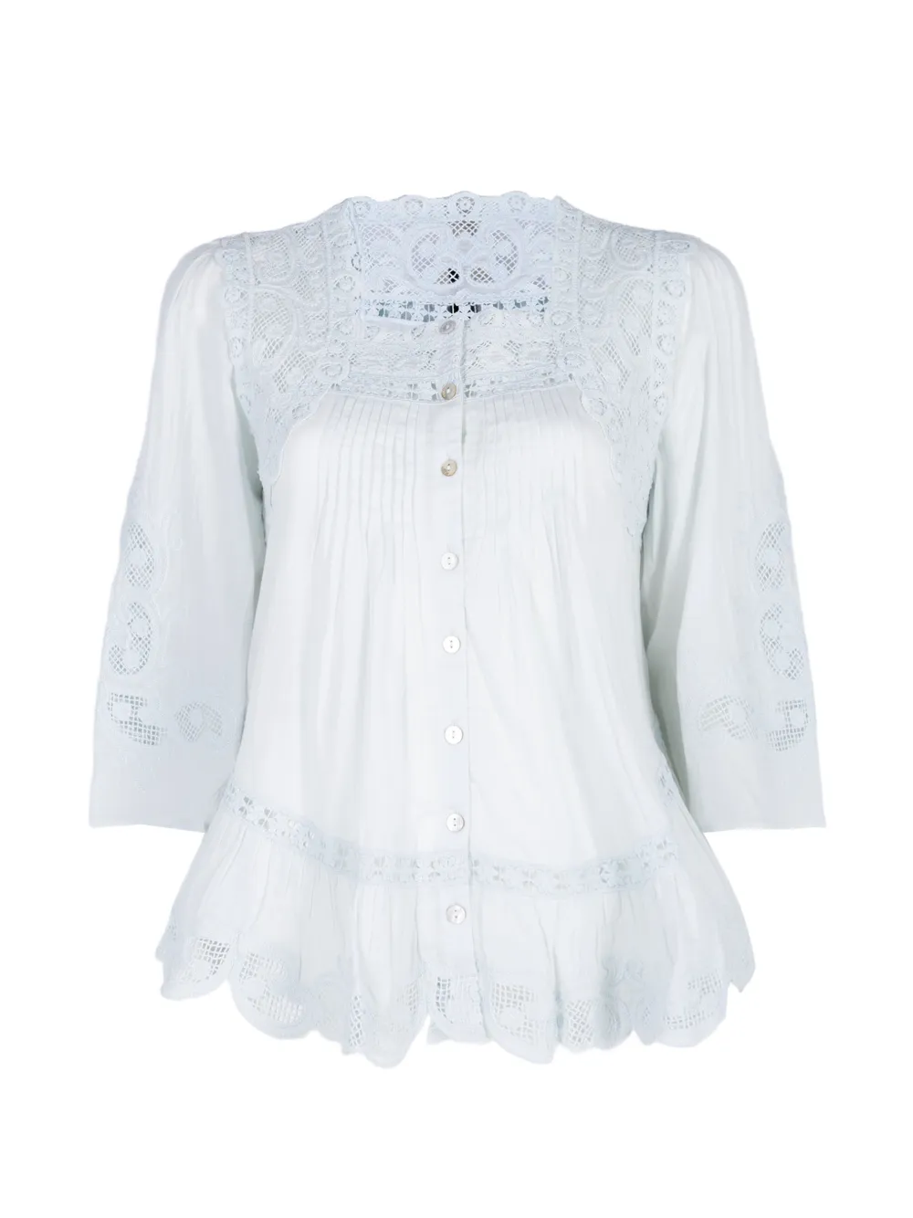 FARM Rio Richelieu embroidered shirt