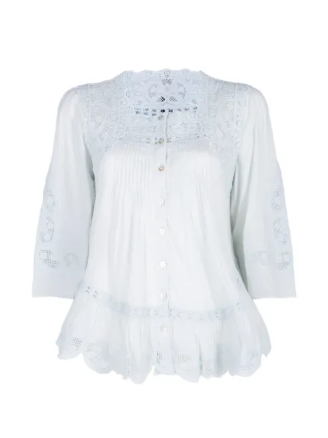 FARM Rio Richelieu embroidered shirt