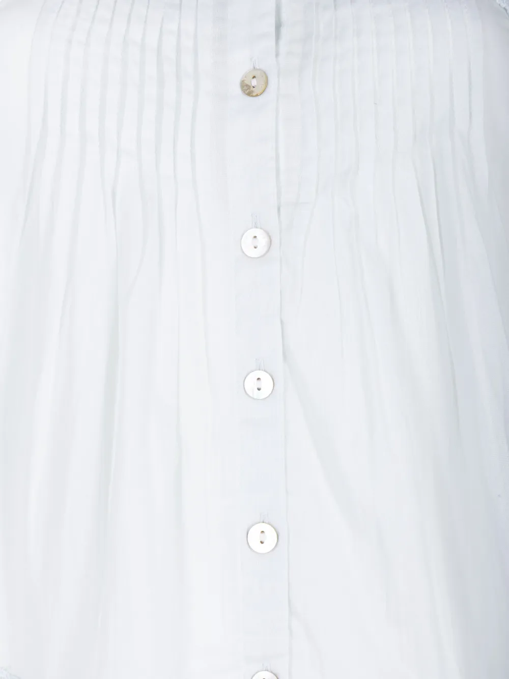 FARM Rio Richelieu blouse met borduurwerk Blauw