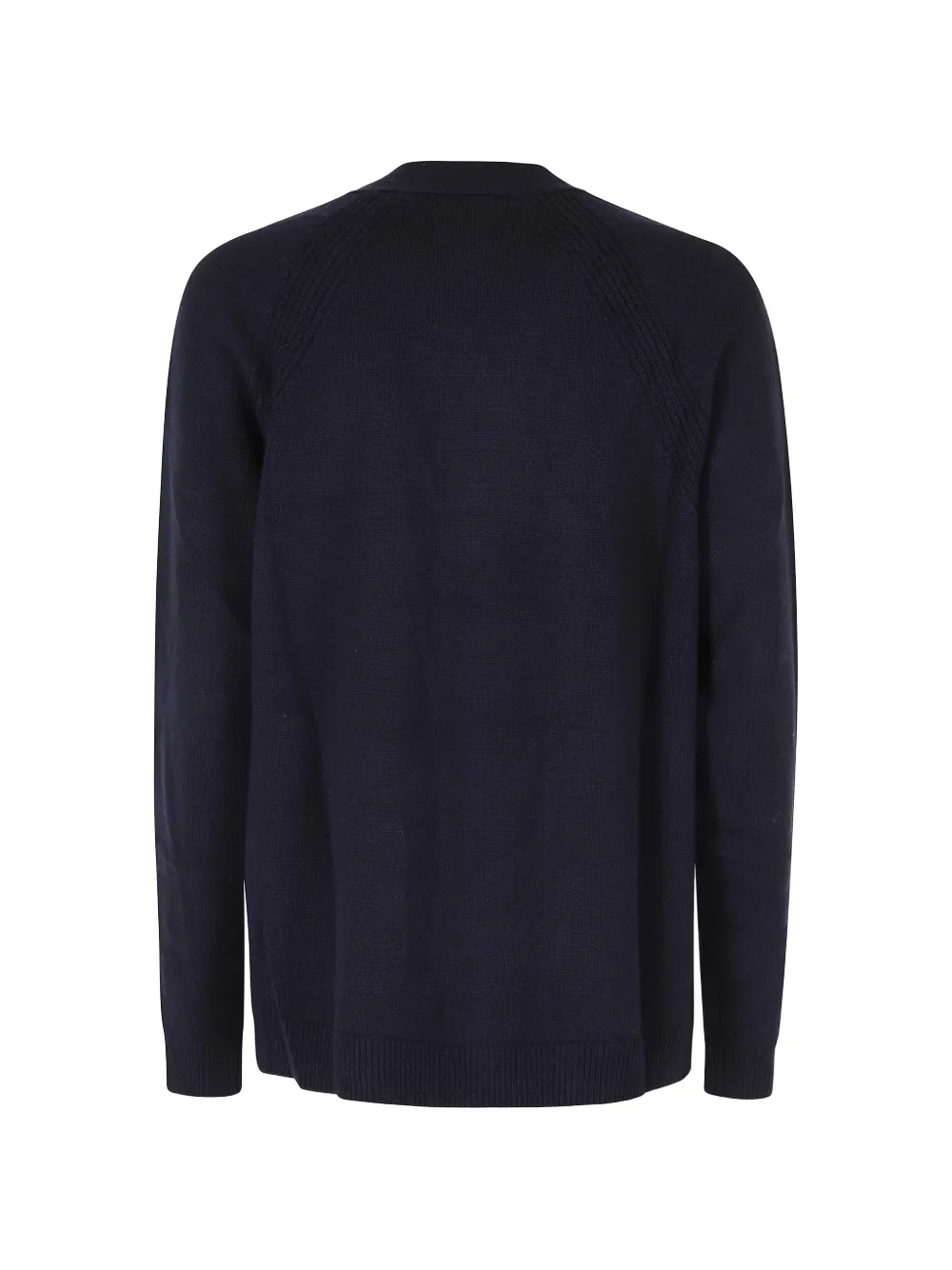 Seventy button-up patch-pocket cardigan Blauw