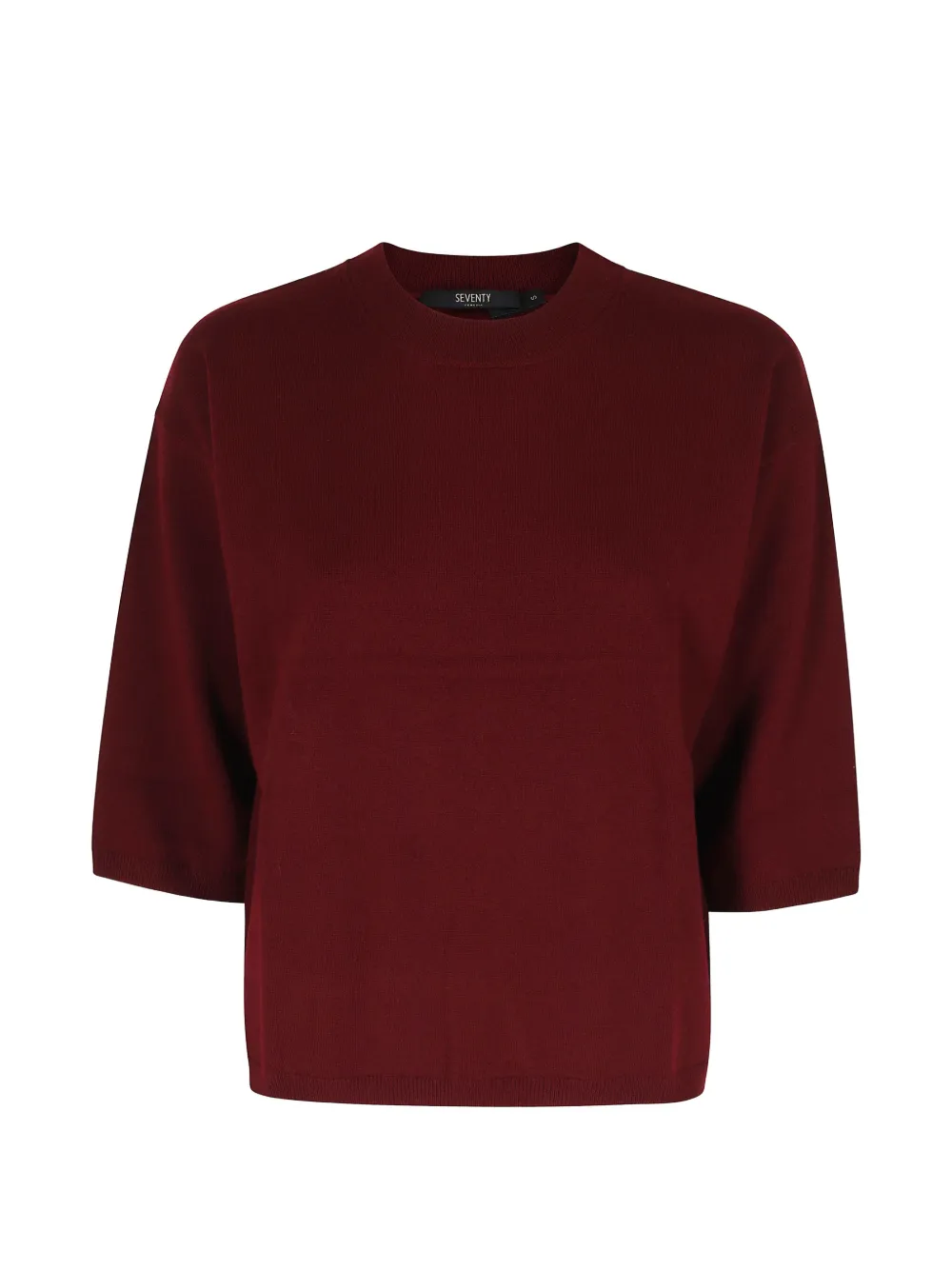Seventy Fine-knit Drop-shoulder Sweater In Red