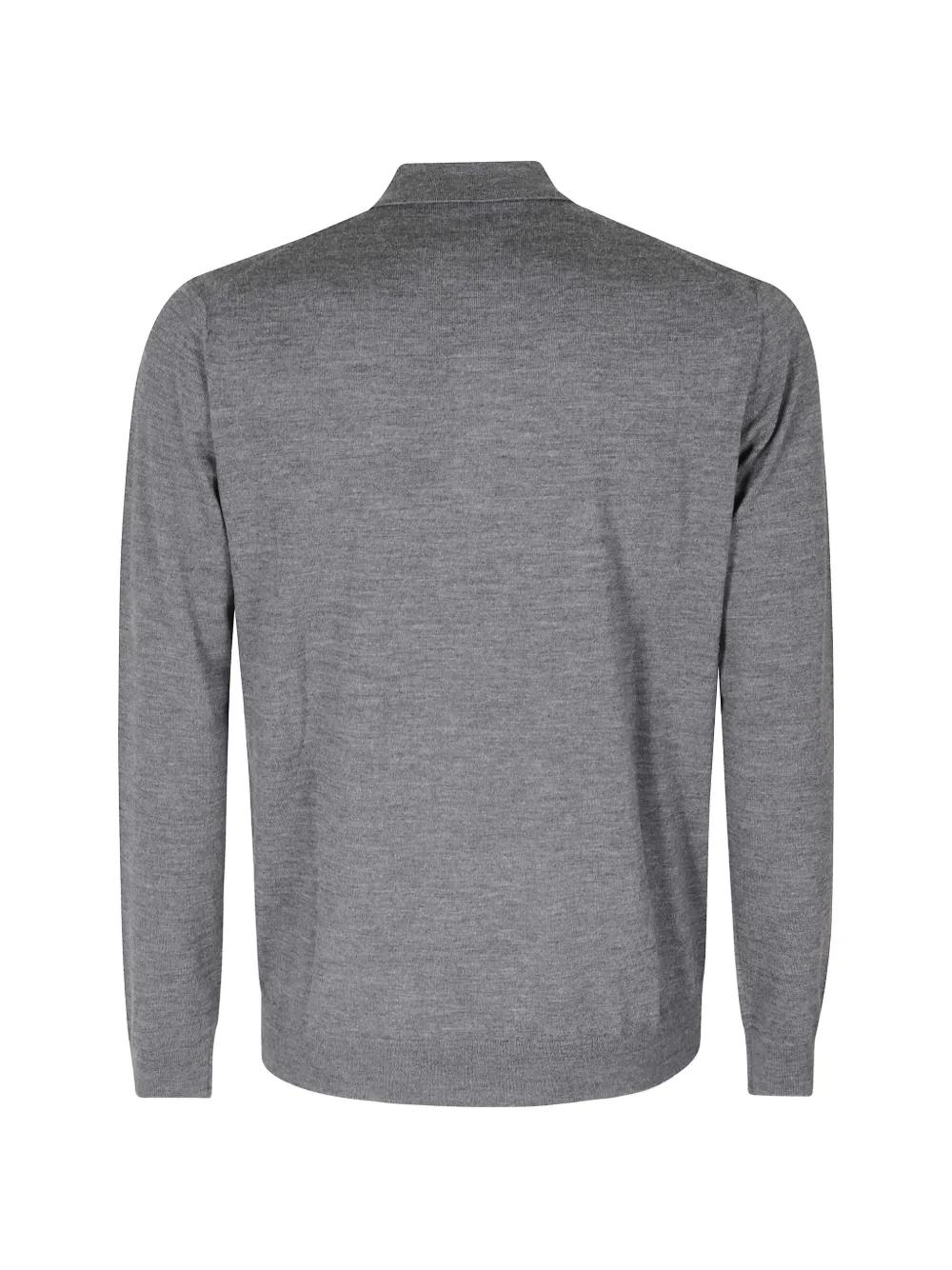 Paolo Pecora long-sleeve wool polo shirt Grijs