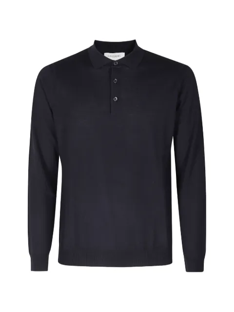 Paolo Pecora long-sleeve wool polo shirt