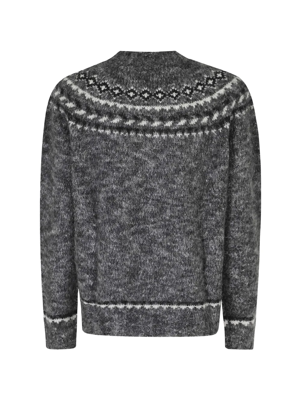 Seventy fair isle-knit sweater Grijs