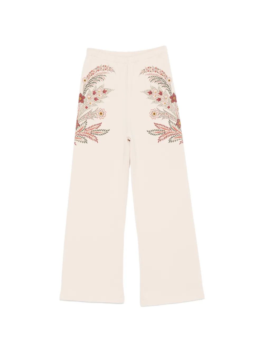ETRO KIDS floral-print track pants - Toni neutri