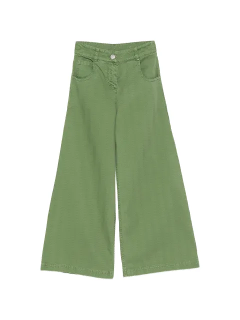 ETRO KIDS herringbone-pattern wide-leg trousers