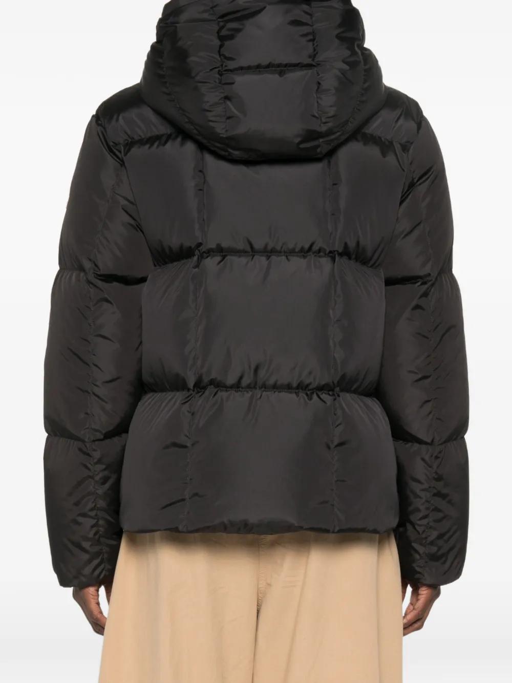 Moncler Castelnew gewatteerd jack Zwart