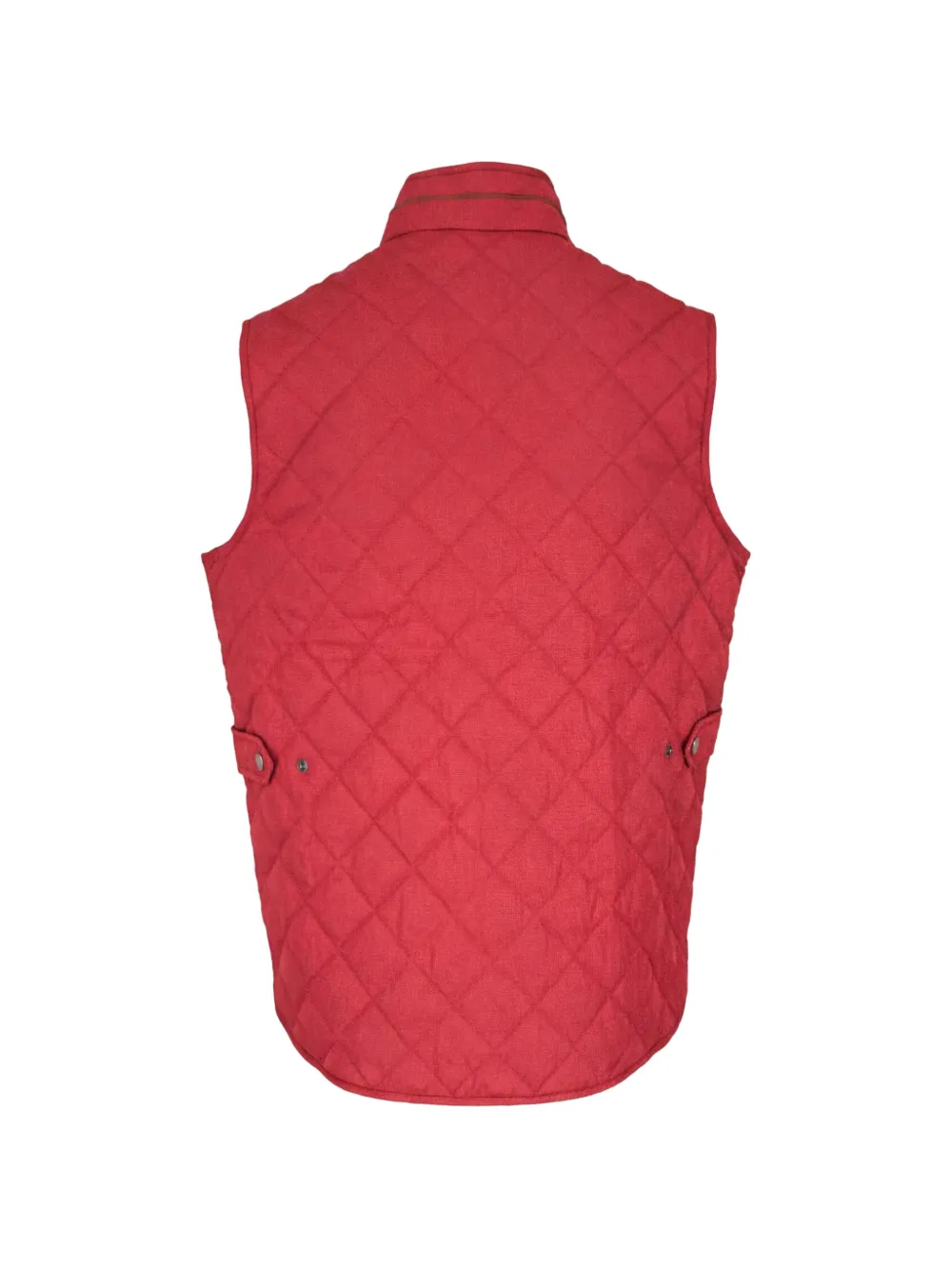 Peter Millar Bodywarmer met hoge hals Rood