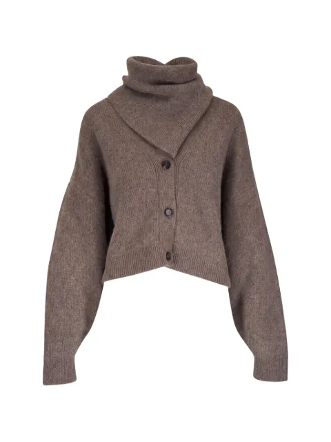 Le Kasha Derios button-up rib-knit cardigan