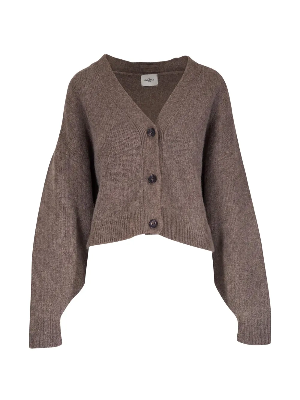 Le Kasha Derios button-up rib-knit cardigan Bruin