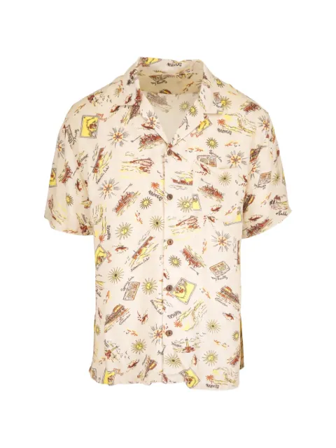 FAHERTY Kona Camp graphic-print short-sleeve shirt