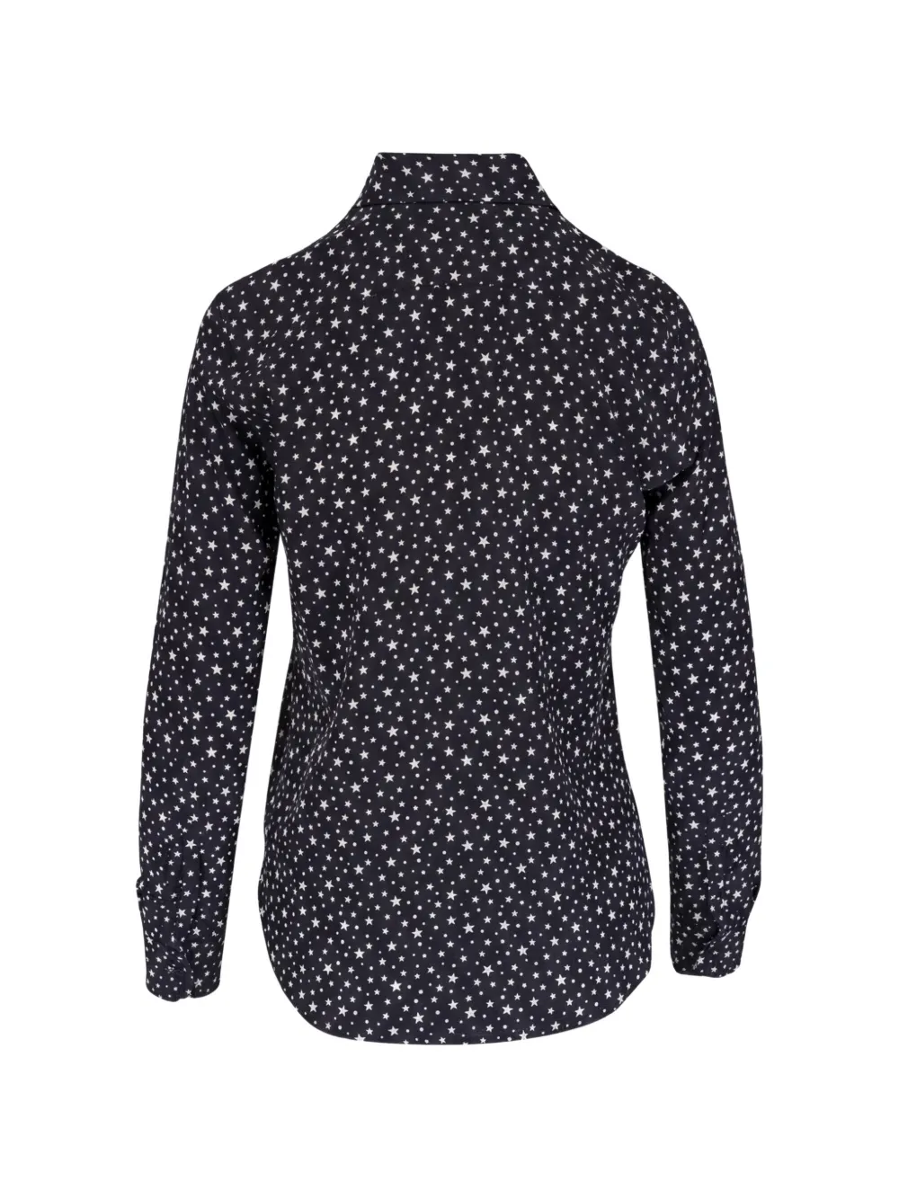 Nili Lotan Gaia blouse met sterrenprint Zwart