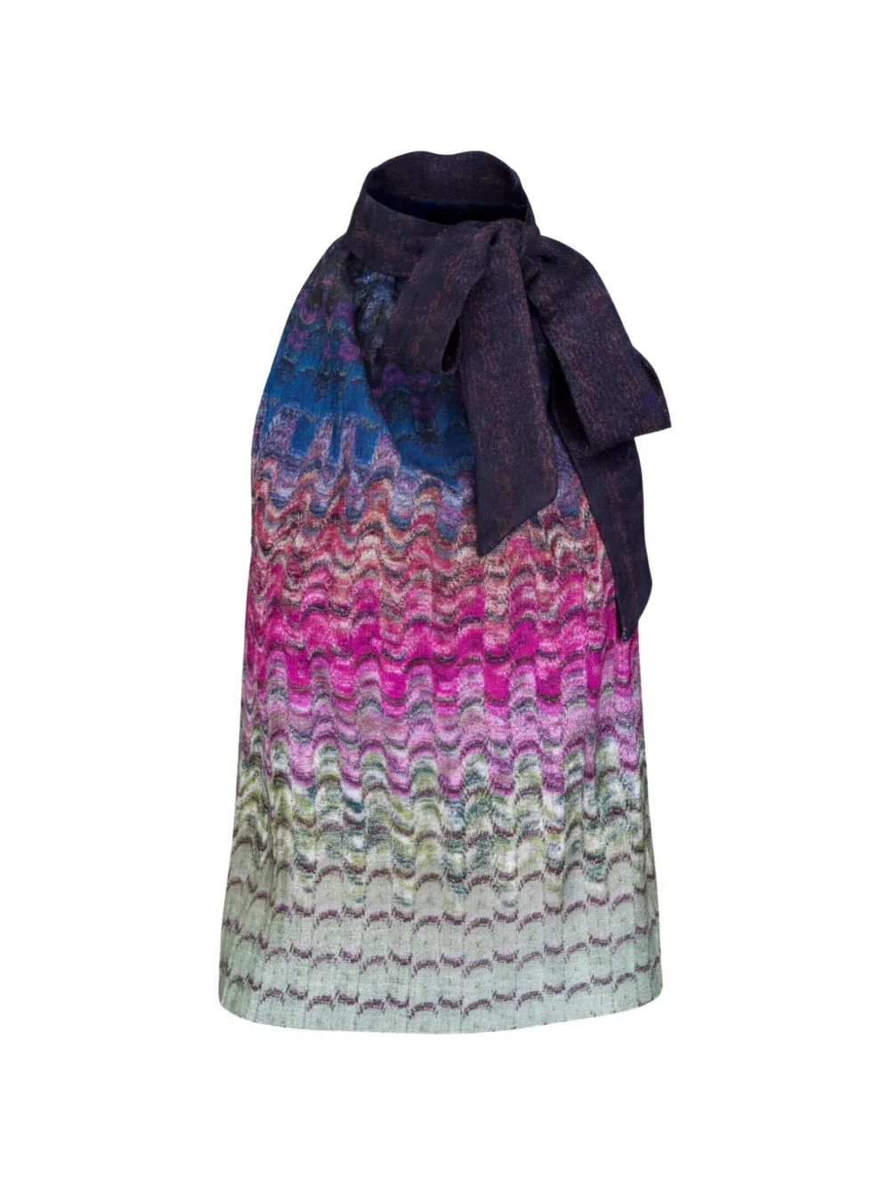 Missoni top with iridescent kaleidoscopic-motif Roze