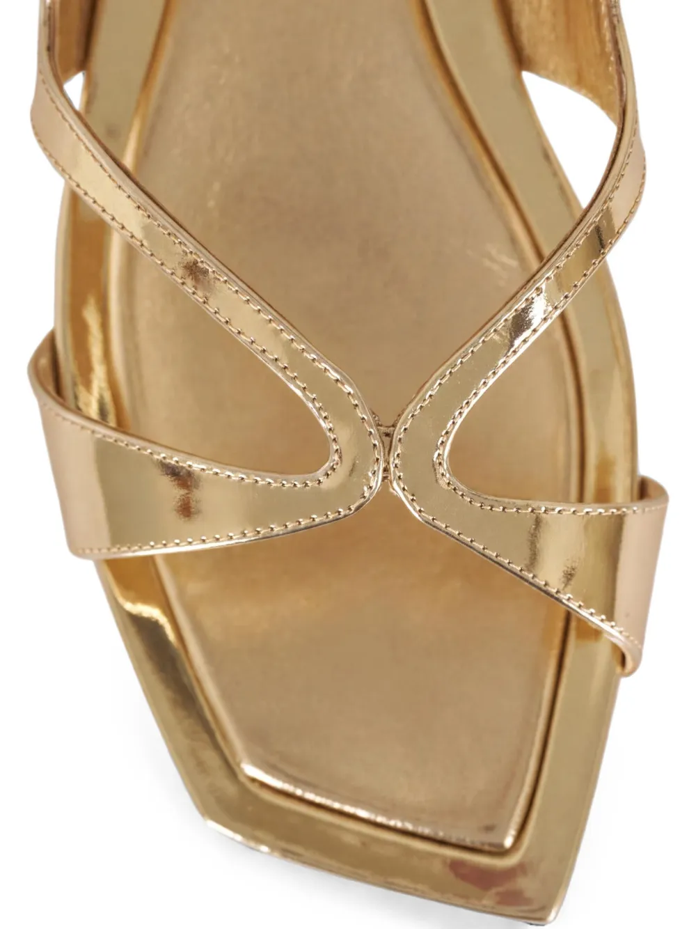 Jimmy Choo Ayla flat sandals Goud