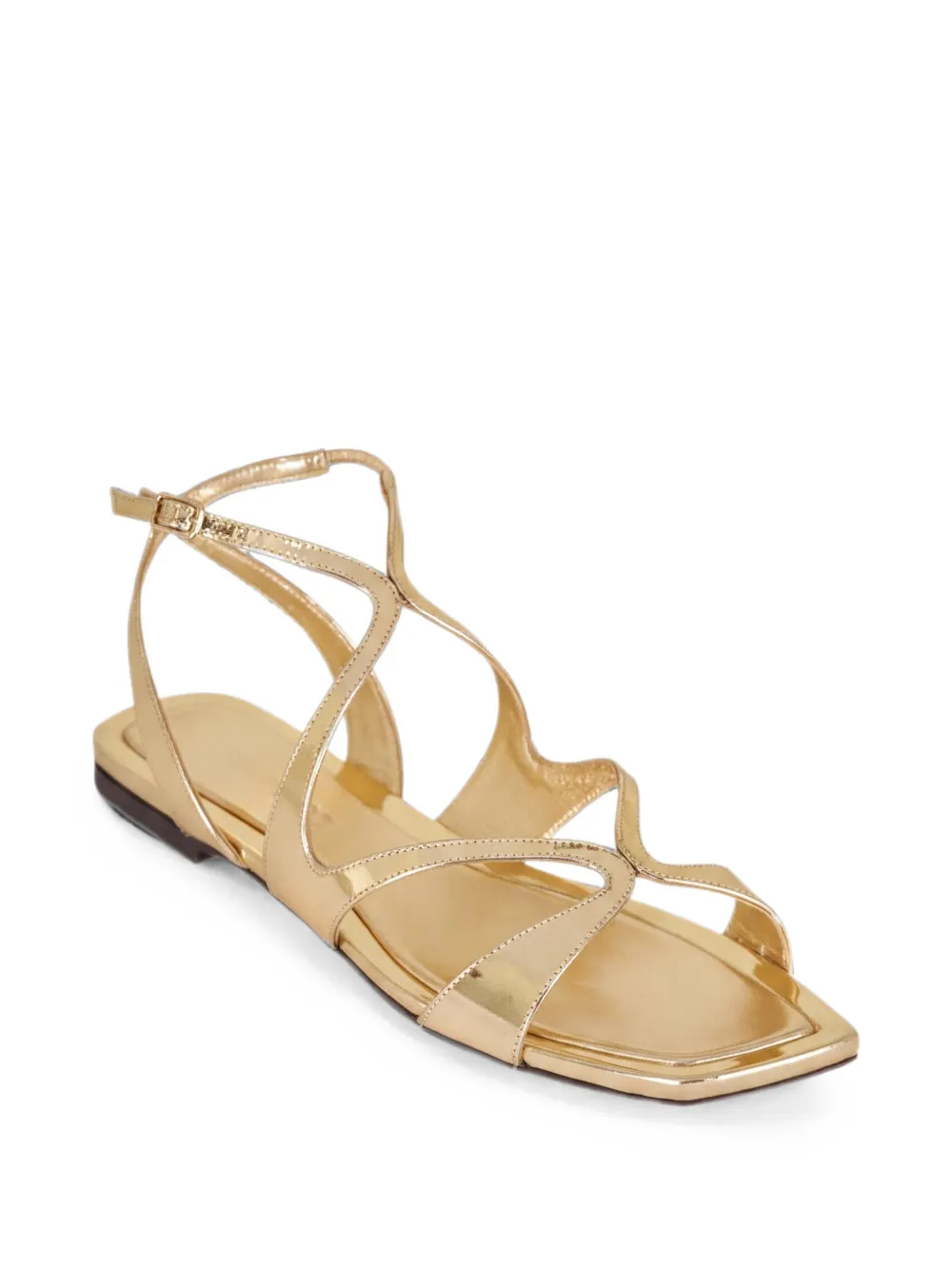 Jimmy Choo Ayla flat sandals Goud